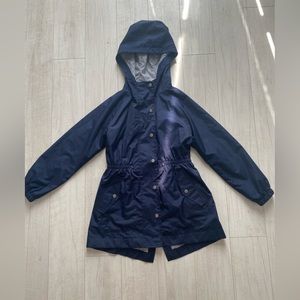Old Navy blue raincoat for Girls size s 6/7